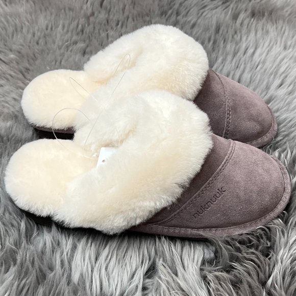 Nuknuuk | Women's Leather Slippers | Dusty Mauve | Various Sizes - Picture 2 of 7